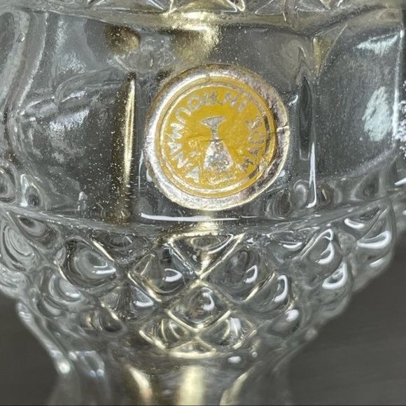 Vintage catco Italian cut glass regency style lamp w/ marble base made in Italy - Picture 10 of 11